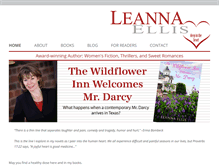 Tablet Screenshot of leannaellis.com